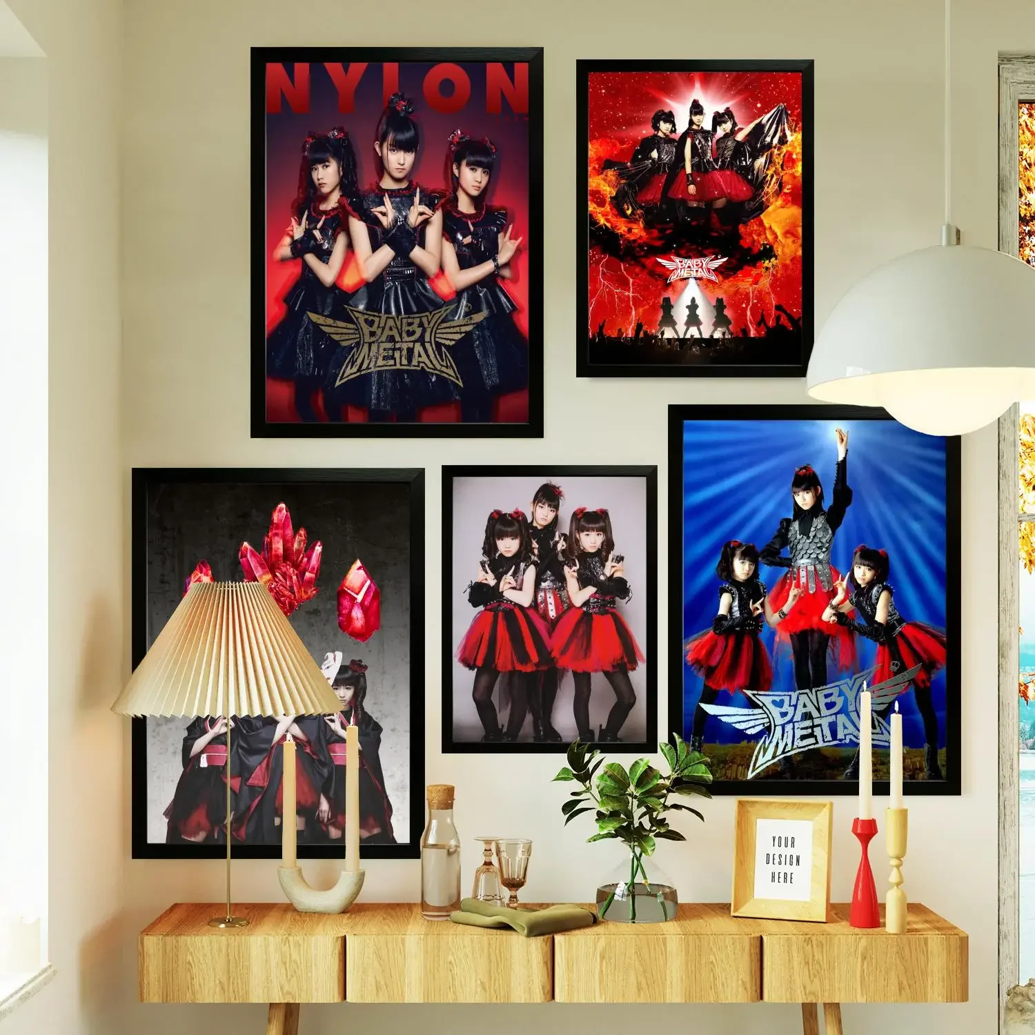 babymetal Poster Prints Wall Art Canvas Painting Poster For Modern Family Living Room Home Decor