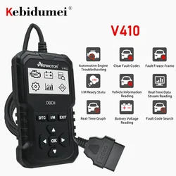 V410 Car Full OBD2 Diagnostic Repair Tools Automotive Professional Code Reader Scanner Check Engine Read Write Fault Scan Tools