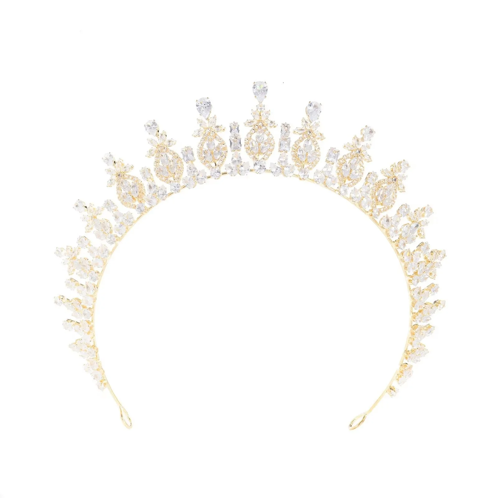 

Luxury Queen Crowns For Women Zirconia Bridal Tiara Crown For Pageant Diadem Party Bride Wedding Hair Jewelry Headdress Corona
