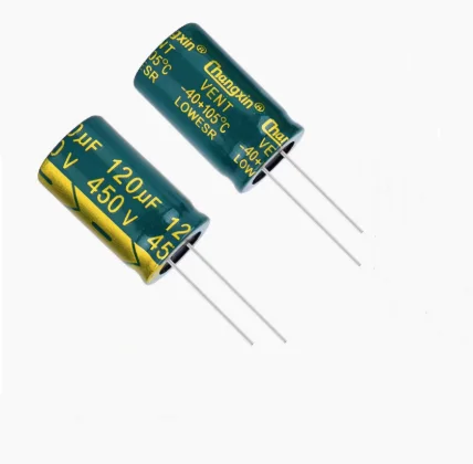 10pcs 450v120UF 18x30mm Aluminum Electrolytic Capacitors 450v 120UF 450v120mf 120mf450v 450v120MFD 450wv 450vdc 120mf 120MFD