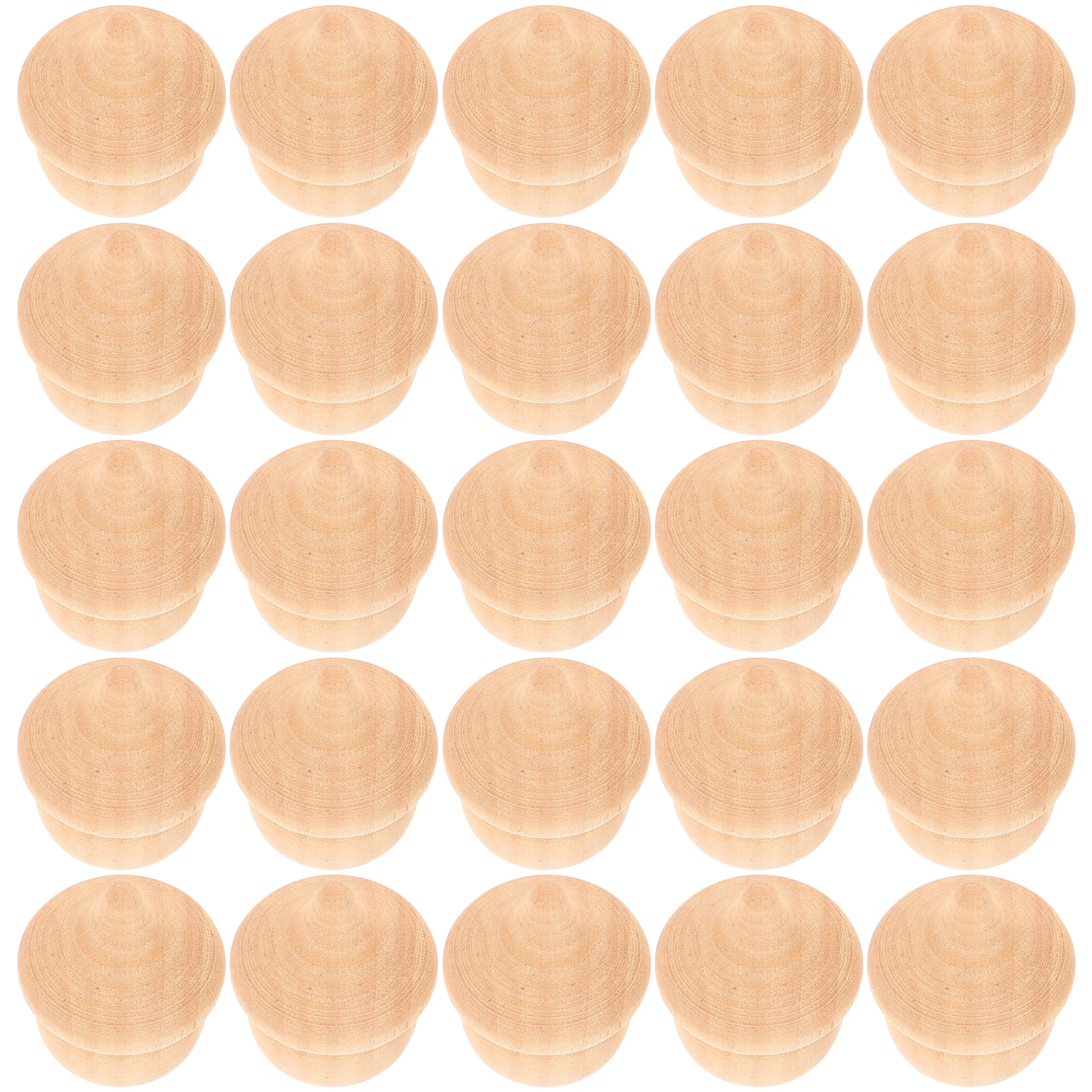 

Wooden Acorns Craft Decor Mini Unfinished Paintable naments Fall Holiday Sewing Accessories Safe Usage Durability