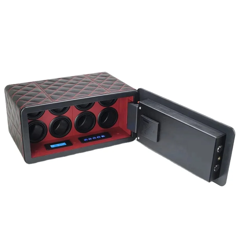 Hottest Automatic Watch Winder Motor Safe Box with 8 Individually Programmable Rotors 13.15kg CN;GUA