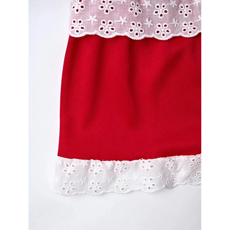 Sky02 милое мексиканское кружевное платье для девочек, детский мая Фестиваль, экзотический этнический фестиваль, карнавальный костюм88Li #