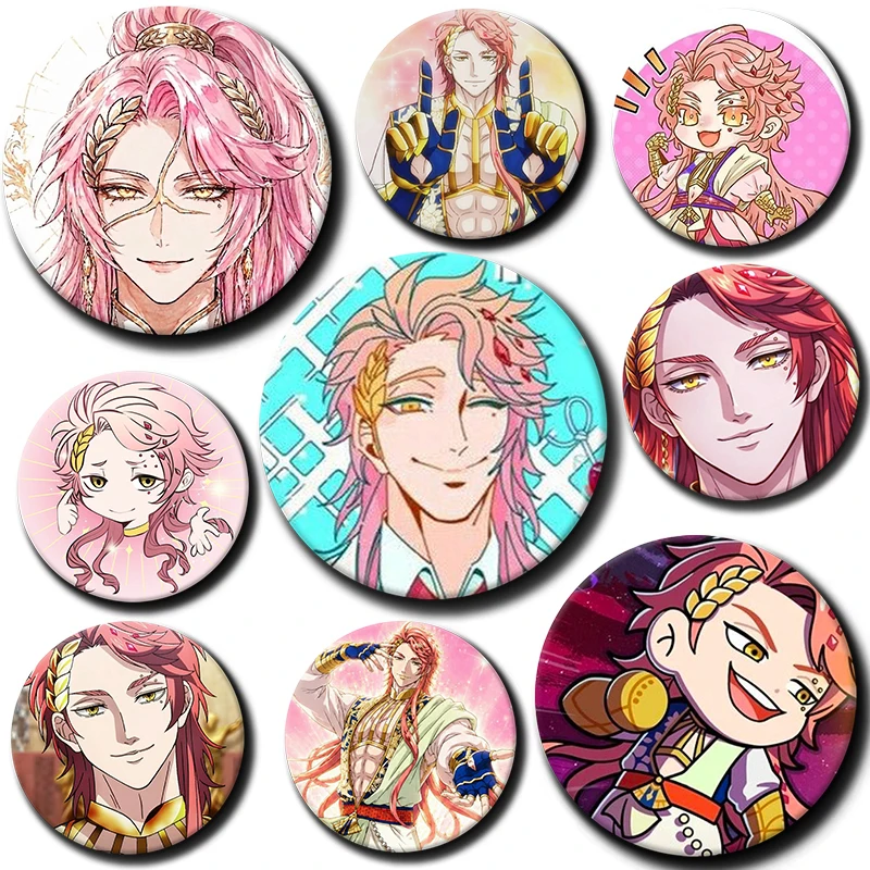58mm Cartoon Anime Apollo Badge R-Record of Ragnarok Tinplate DIY Backpack Clothing Accessories Jewelry Pins1PC