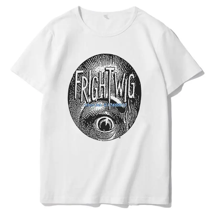 Frightwig American Feminist Punk Music Group Rock Eye Unisex T-Shirt Graphic T Shirts Summer Short Sleeve t-shirts Men Clothing