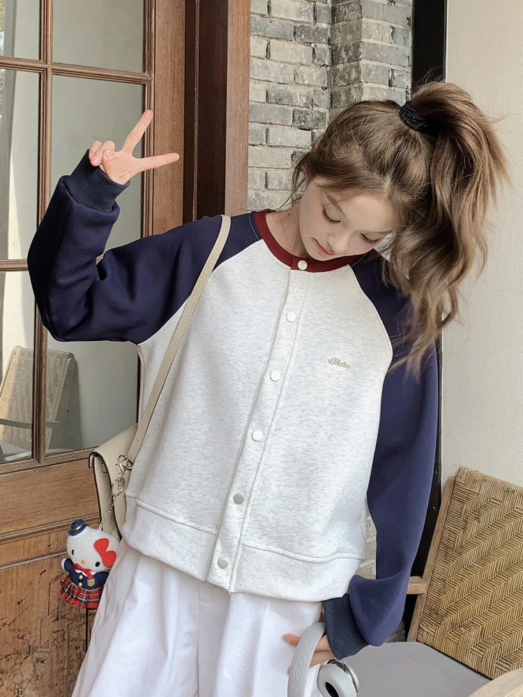 野球ジャケット レオパード柄 レディース サーマル 抗紫外線 抗凍結 ニットウェア 高耐久性 コットン ツーピース エレガント アウター ウルジャン 暖かい