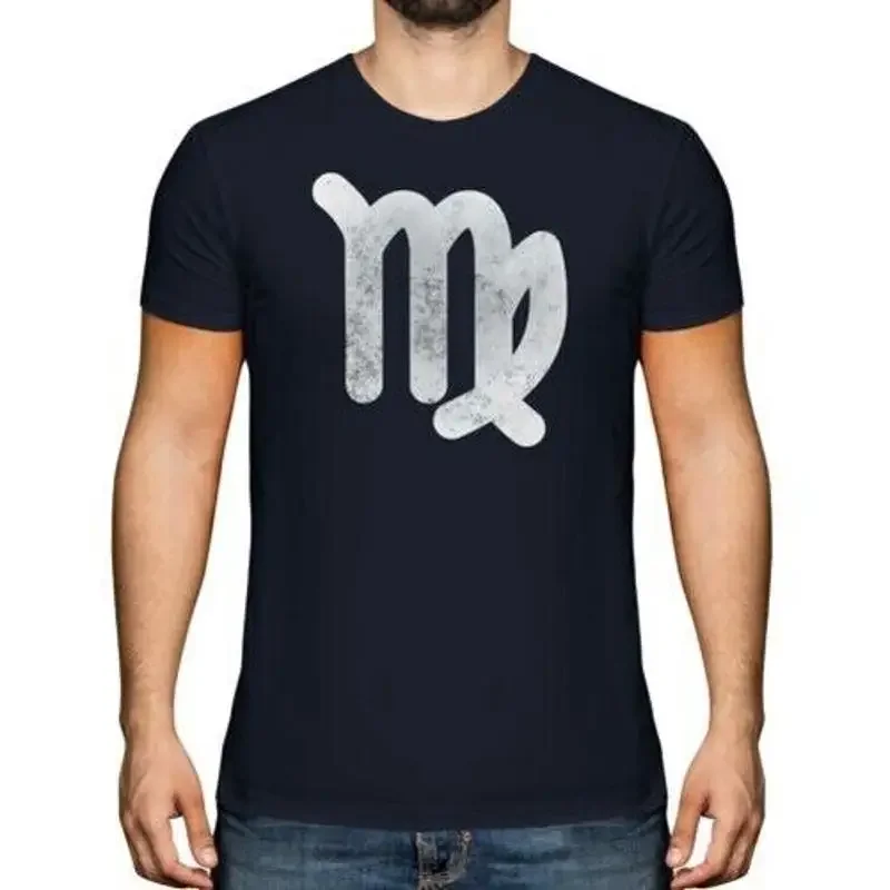 Футболка с принтом знака зодиака Девы, винтажный дизайн, лучший подарок