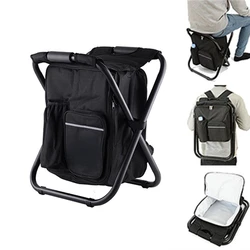 Outdoor Portable Backpack Chair Leisure Fishing Stool Foldable Ice Bag Chair Beach Chair Camping Chairs