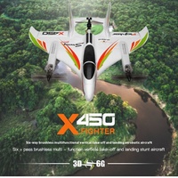 WN X450 fixed-wing aircraft six-way brushless vertical take-off and landing stunt multifunctional remote control glider model