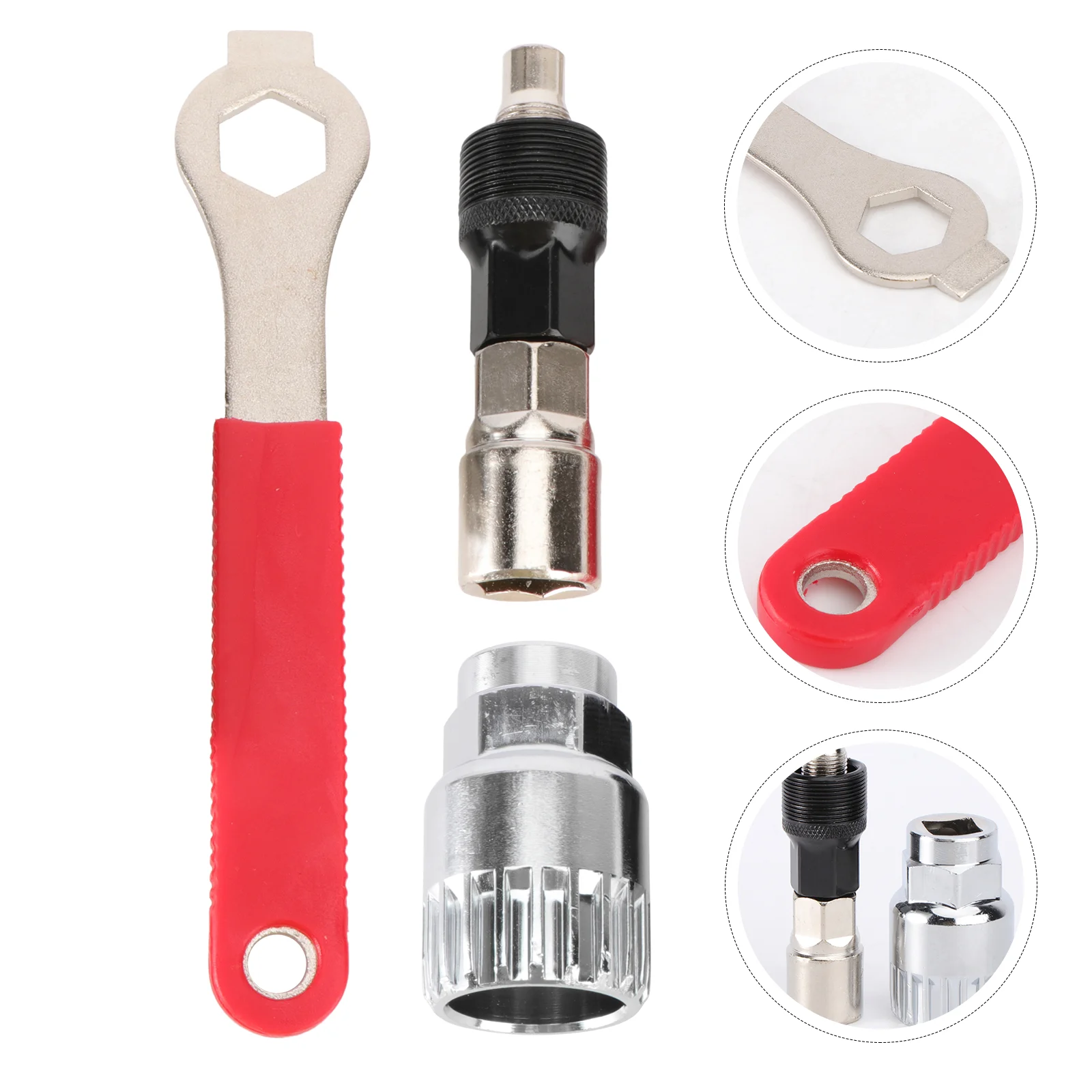 

Professional Bike Cycle Crank Extractor Puller Bottom Bracket Remover Removal Spanner Repair Tools Kit
