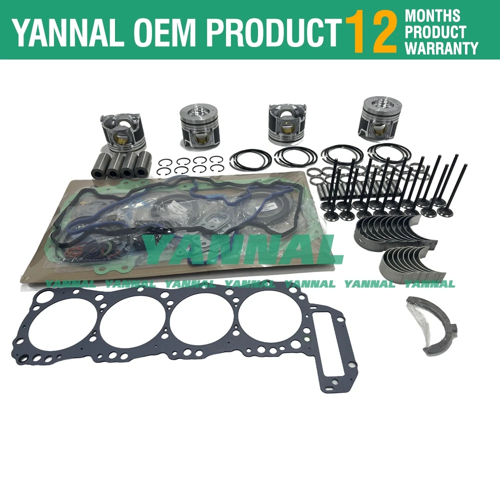 

Overhaul Rebuild Kit (No Liner) For Hino J05E J05E-TA KOBELCO SK250-8 SK210-8