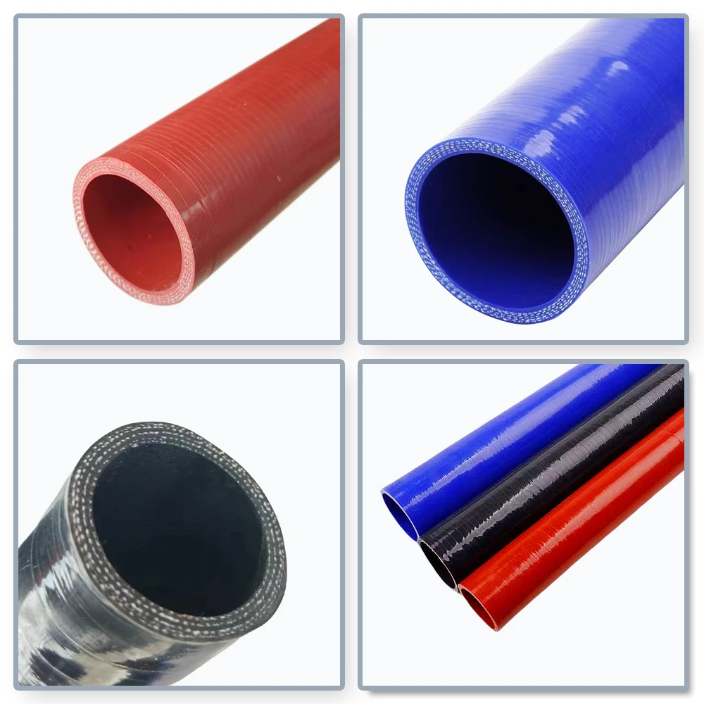 Tubo reto reforçado do Intercooler do silicone de alta temperatura, mangueira do líquido refrigerante da tubulação, tubulação da entrada do ar, mangueira da água, vermelho, azul, preto, ID16, 120mm