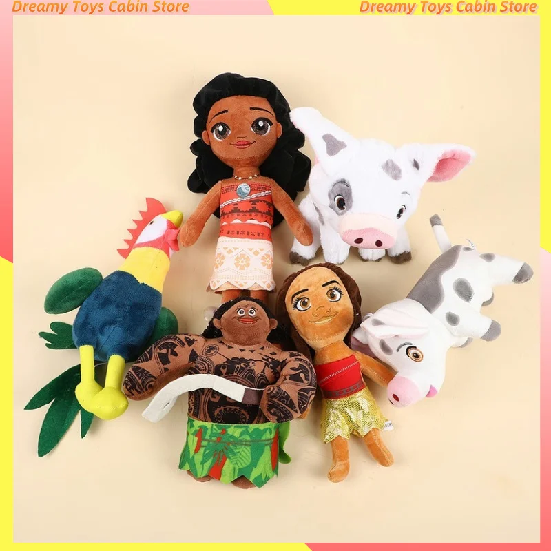 20-35cm film Moana evcil hayvan domuz Pua peluş oyuncak sevimli karikatür peluşlar doldurulmuş hayvan Peluches yastık bebek Fan çocuklar için doğum günü hediyesi