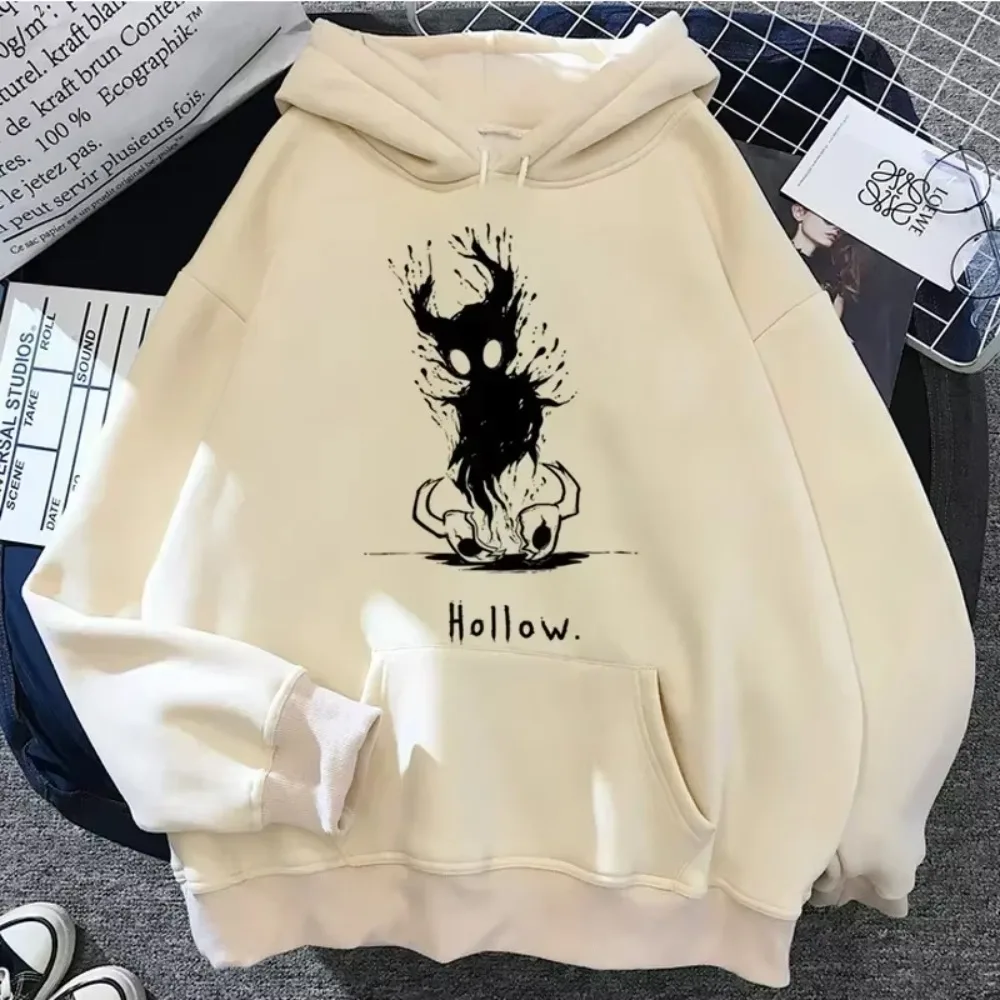 Hollow Knight Hoodies Herren Korea Ulzzang Grunge Y2k Ästhetik Damenmode Lässiger HipHop Sweatshirt Harajuku Unisex Hoodies – Detail 8