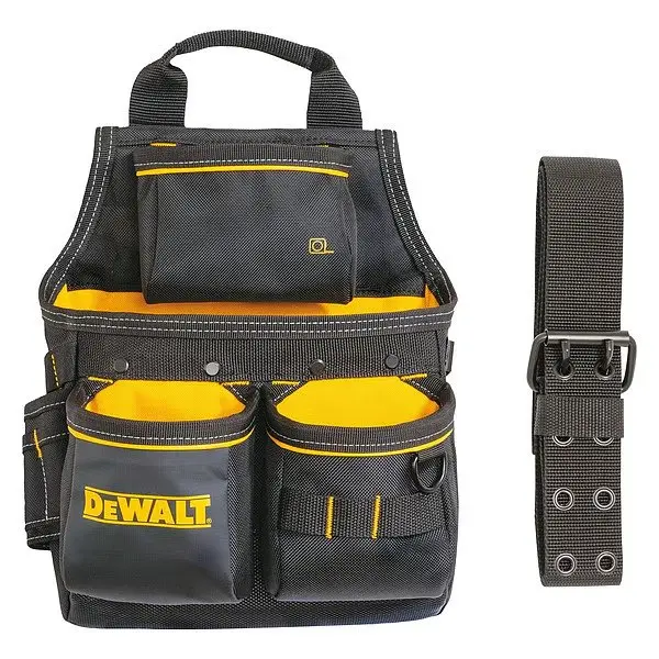 Pouch, Tool Pouch, Black/Yellow, Polyester, 13 Pockets