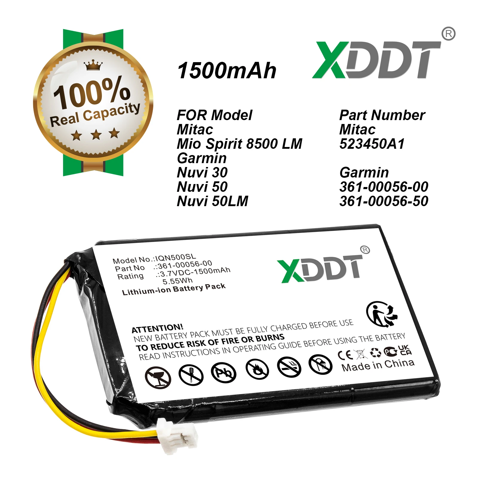 Xddt 1500Mah Batter… - image