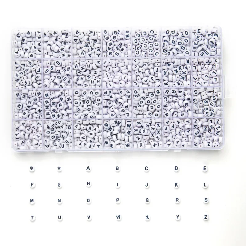 Friendship Bracelets Making Kit with Letter Beads