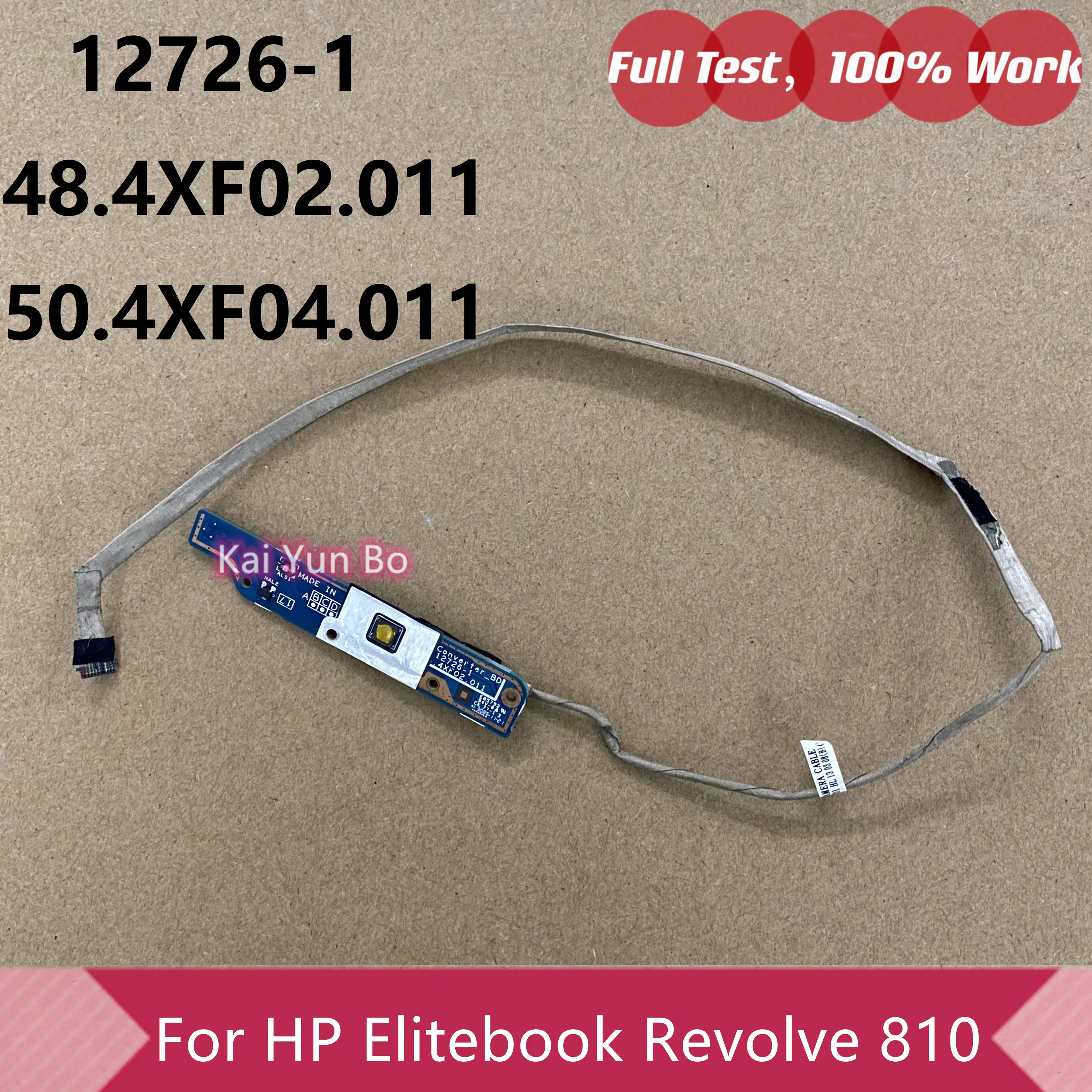 Оригинальный ноутбук для ноутбука HP Elitebook Revolve 810, плата преобразователя кнопки Windows или кабель 48.4XF02.011 12726-1 50.4XF04.011