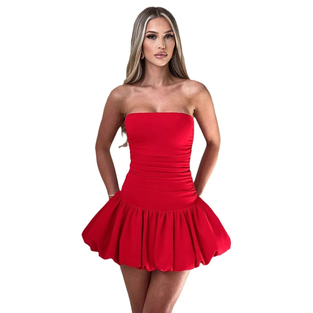 مثير اللون حمالة Svel Bal ort الدكتور جديد وصول عبر الحدود ular لون نقي بوستير تنورة #5