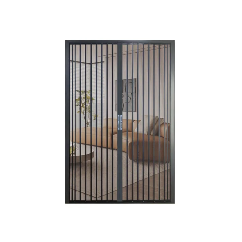 

Складной винтатор с алмазной сеткой, защита от комаров, защита от кражи, невидимая телескопическая двухтактная алюминиевая дверь по индивидуальному заказу