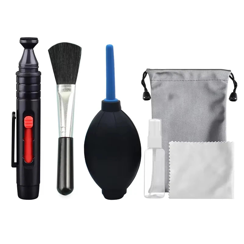 6pcs Set DSLR Lens Camera Cleaner Kit Digital Camera Sensor Cleaning Kit SLR DV Cameras Clean Set for Sony Fujifilm Nikon Canon