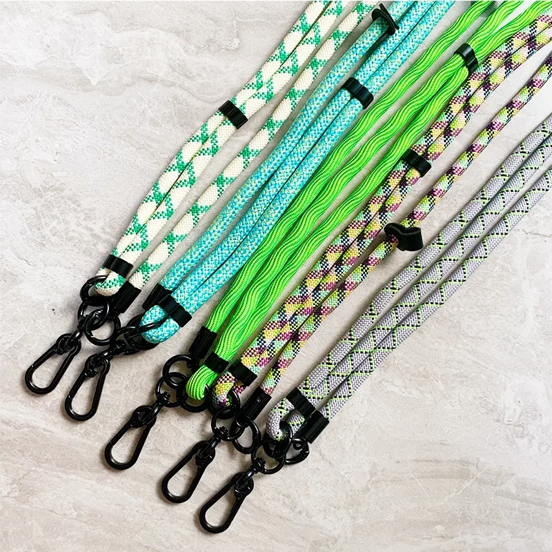 

150CM Long Neck Hanging Straps Hand-woven Mobile Phone Lanyard Strong Adjustable Dual-use Lanyards Phone Anti-lost Chain