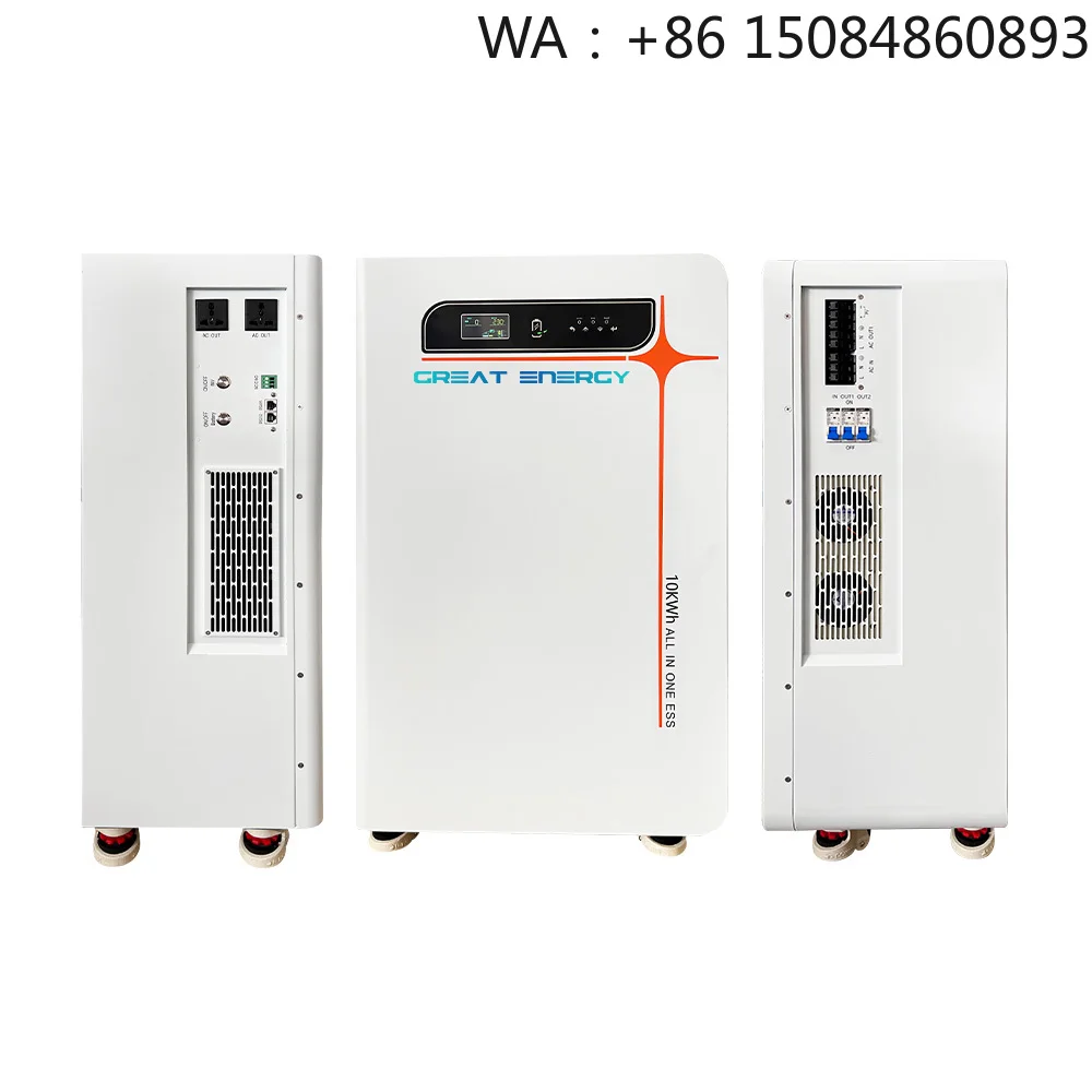 Plug And Play  SystemBalcony  Stackable Storage With Microinverter PV HUB LiFePO4 Battery Power Plant 5~15kWh Home Ene