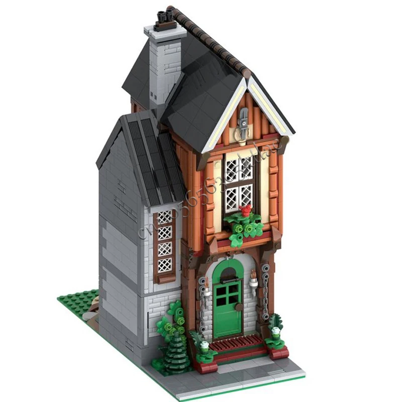 Nuove 1687 parti MOC City Street Views Modulari Fairy House Building Blocks Fai da te Assemblaggio educativo Giocattoli per bambini Regalo di Natale