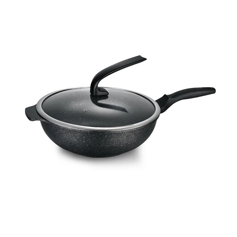 

Maifanshi wok, non-stick flat-bottomed frying pan, universal for cooking utensils and induction cookers