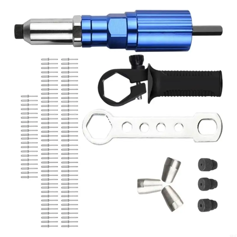 Q81C PORTABILIDADE PORTÁLO FERRAMENTA CONVERSÃO RIVERTRO COM 60% mais rígido eixo hexadecimal para montagem e móveis