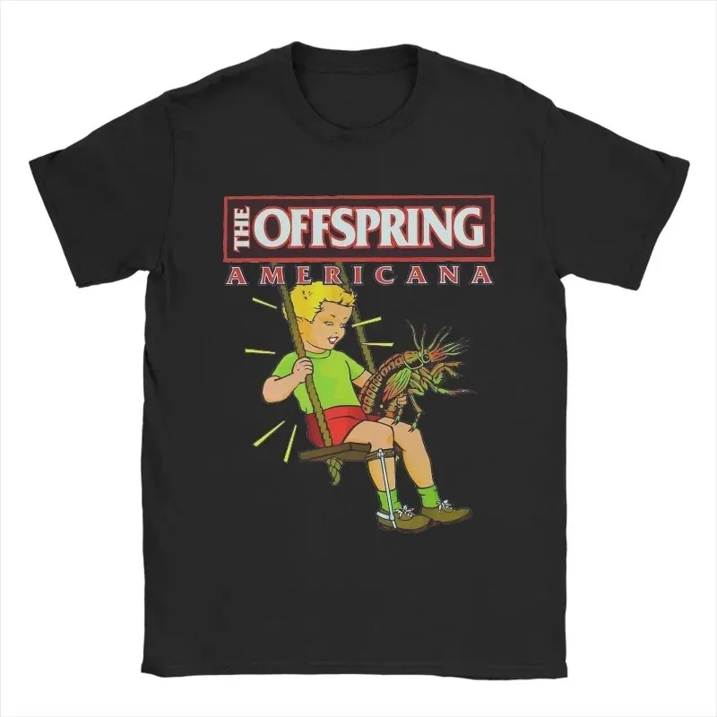 The Offspring Music T-shirt décontracté et mignon pour hommes et femmes, en coton, nouveauté, col rond, manches courtes, nouveau Style