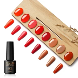 ROSALIND-botella de esmalte de uñas en Gel, esmalte semipermanente, capa superior de imprimación, brillante, clásico, diseño de arte de uñas, lámpara LED/UV, gran oferta