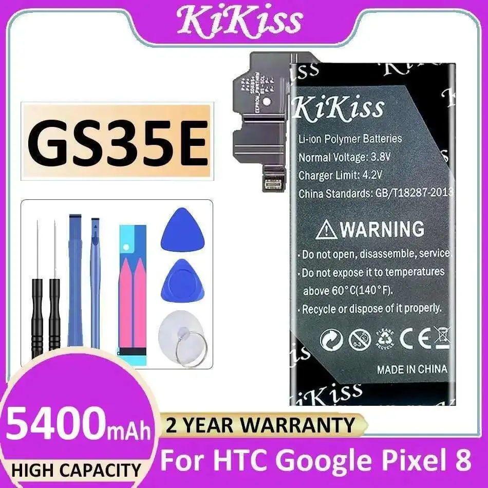 

Environmentally Friendly 5400Mah For Htc Google Pixel 8 Long-Lasting GS35E Mobile Phone Battery