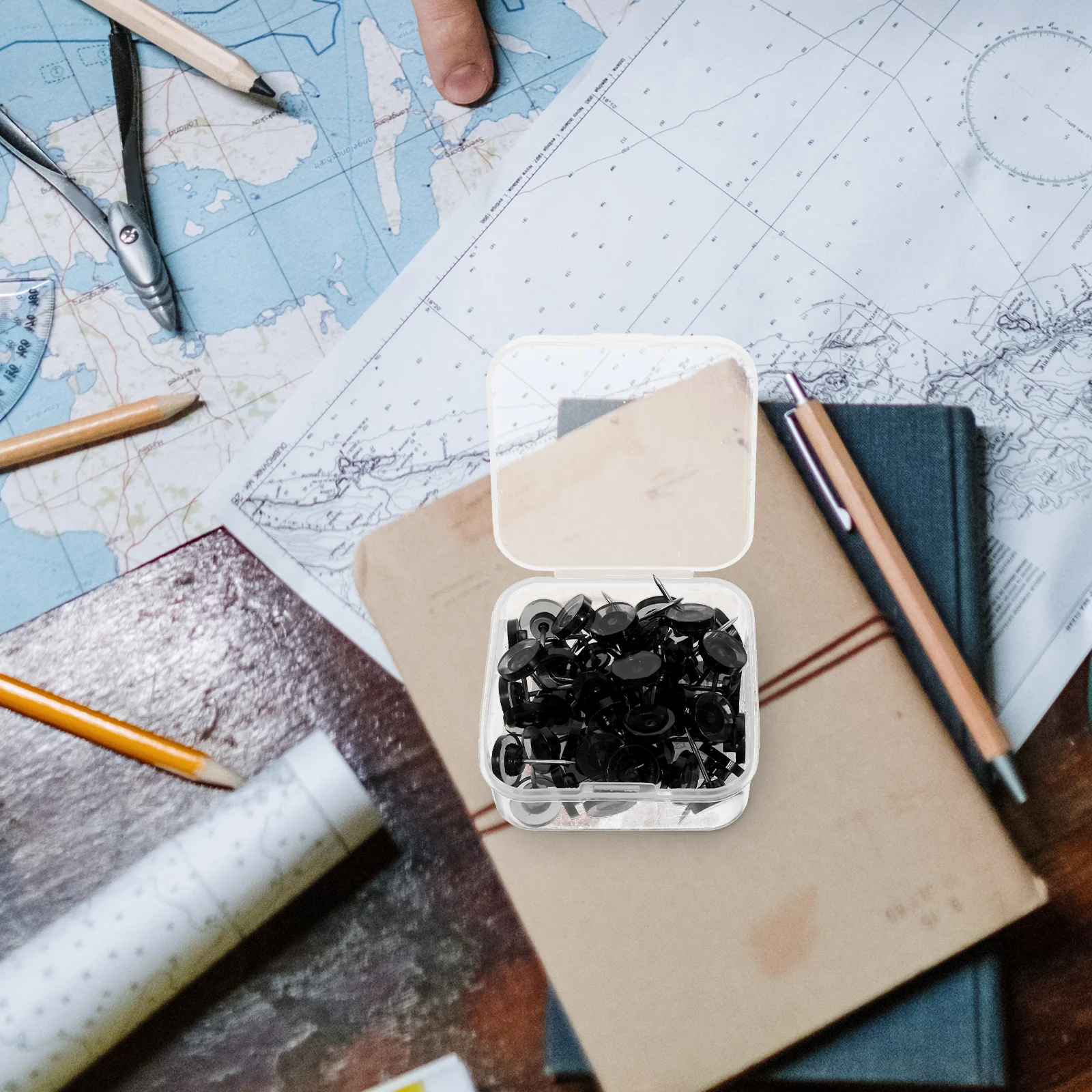 Punaises Rondes en Plastique, Accessoires Décoratifs Mignons pour Panneau de Liège, Message