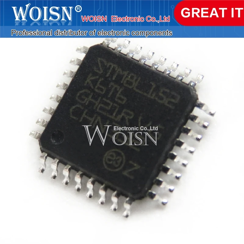 

5PCS STM8L152K6T6 STM8L152 QFP-32