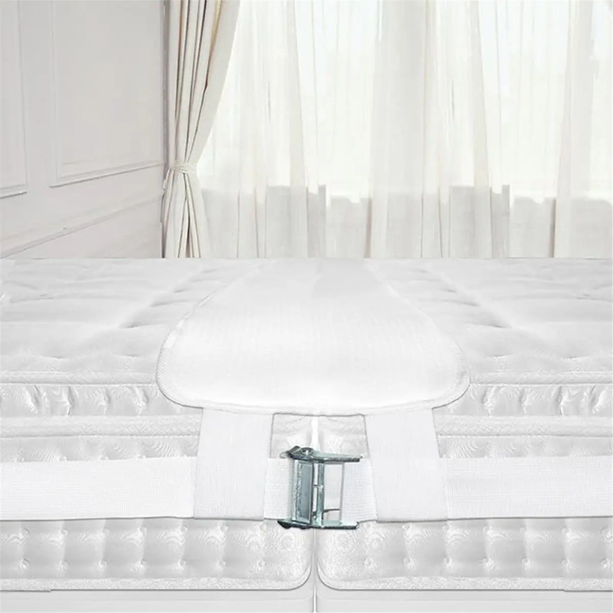 [Promotions]10Inch Extra Wide Bed Bridge Twin Converter Kit Split Filler for Adjustable Bed - Mattress Connector Filler for Bed