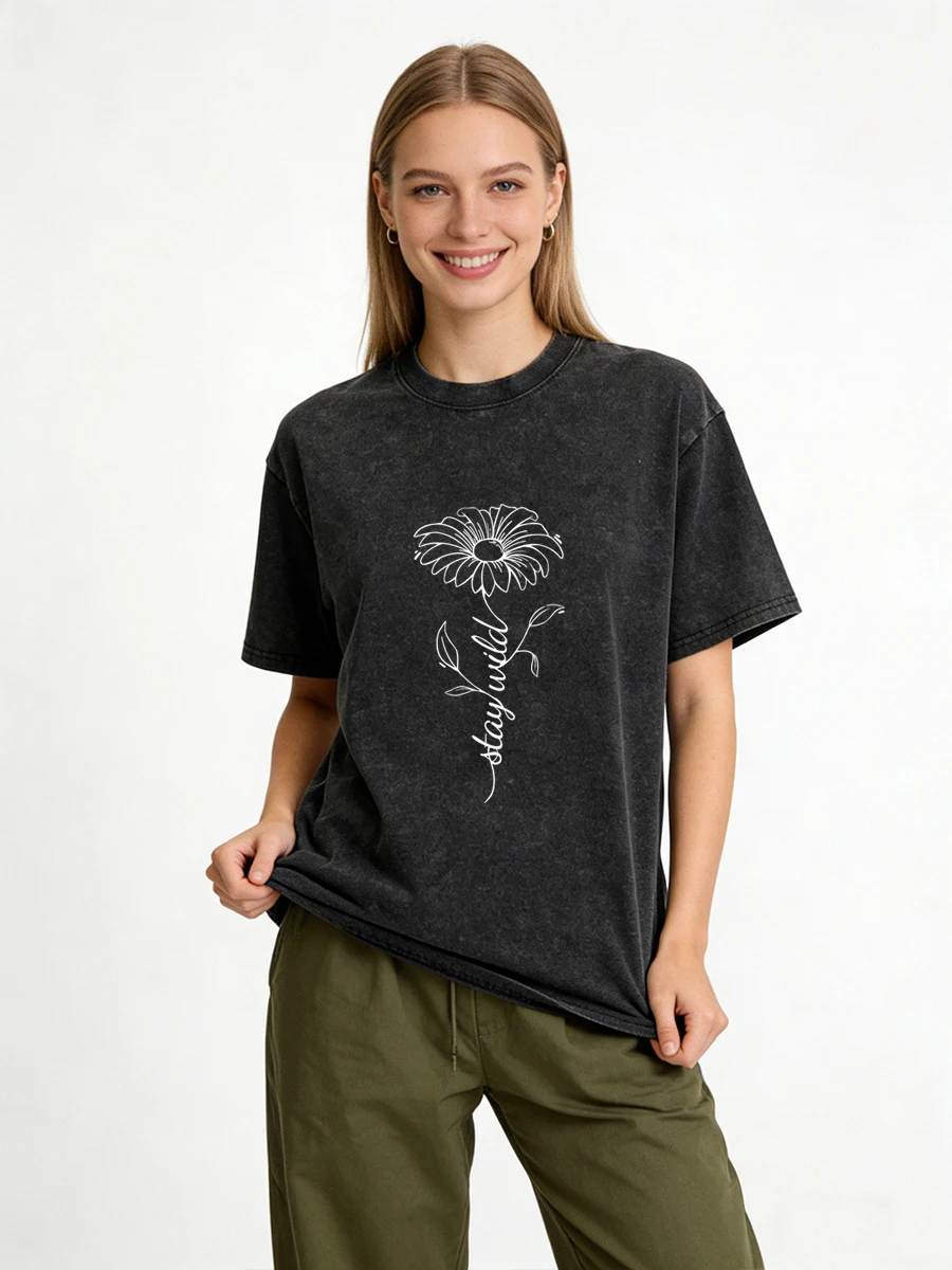 

Футболка Flower Lover, простые футболки с рисунком розы, женские хлопковые классические футболки высокого качества с круглым вырезом, уличная одежда, Ropa Hombre Camisetas