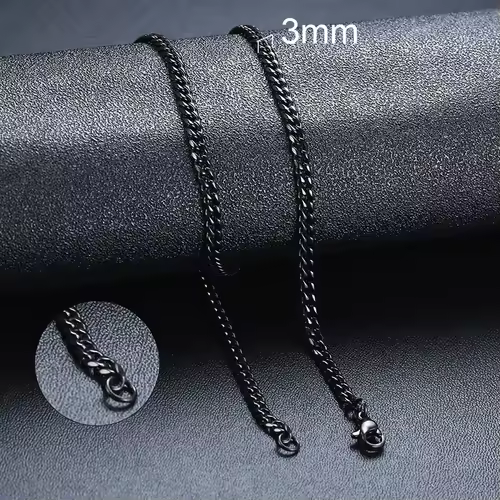 Vnox Cuban Chain Necklace for Men Women,Basic Punk Stainless Steel Curb Link Chain Chokers,Vintage Gold Color Solid Metal Collar - Image 9