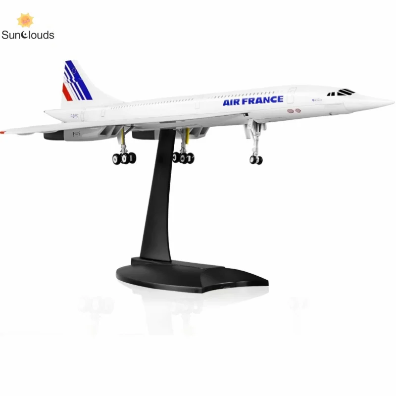 

1:200 Scale Concorde Plane Model Airplane Air France Plane F-BVFB Alloy Diecast Airplanes Model Planes for Adults Collection and