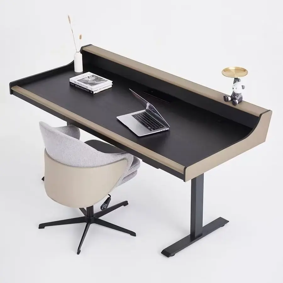 Smart electric lift computer desk living room bedroom mobile study desk