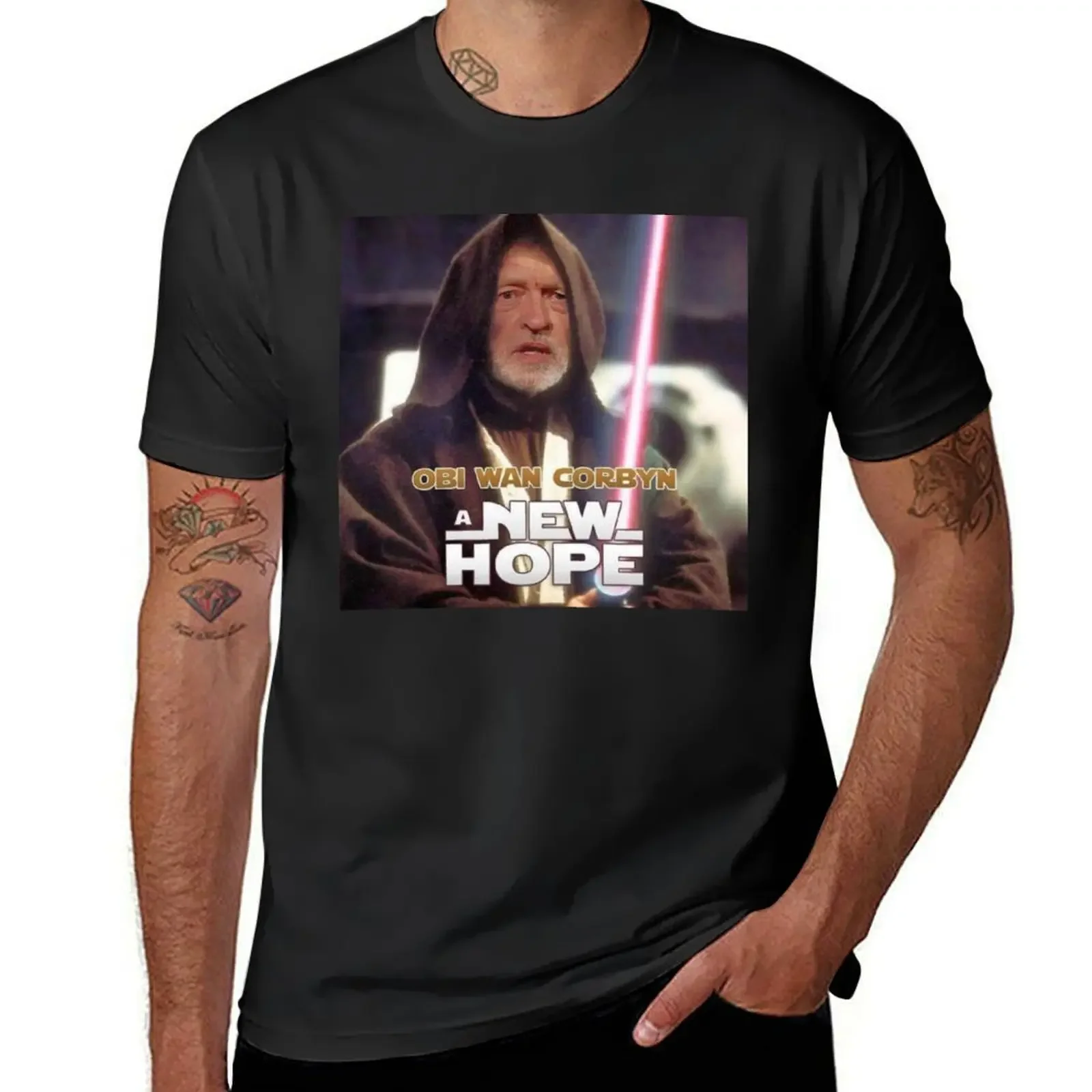 Obi Wan Corbyn T-Shirt funnys sublime korean fashion cute clothes t shirts for men graphic