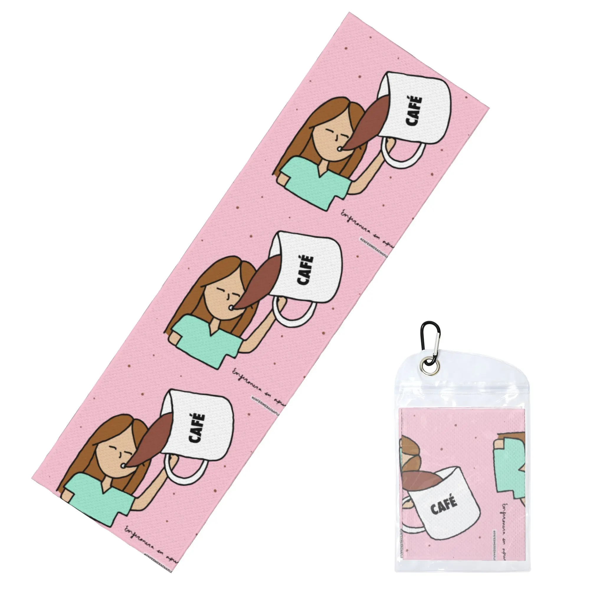 Enfermera En Apuros Doctor Nurse Medical Health Cold Exercise Towel   Super Soft Breathable Instant Cooling Towel Yor Gym Towels