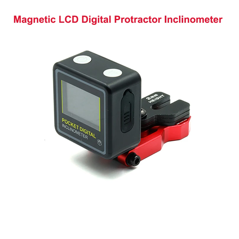 

STEAM-RC Helicopter Magnetic LCD Digital Digital Protractor Inclinometer /Metal Pitch Gauge Degree Angle for 200- 800 RC Drone