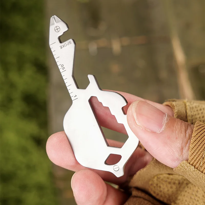 Mini Multifunctional Keychain Stainless Steel Tool