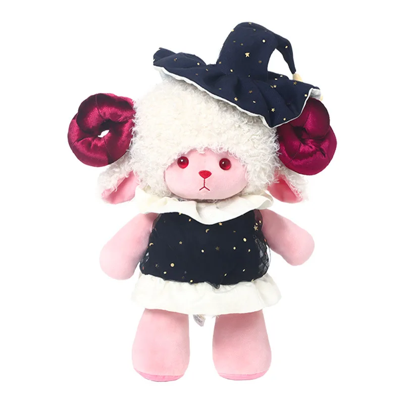 40 cm zachte pluizige schapen knuffel schattig lam slaapkussen decor voor meisjes kinderen Valentijnsdag verjaardagscadeau knuffeldier