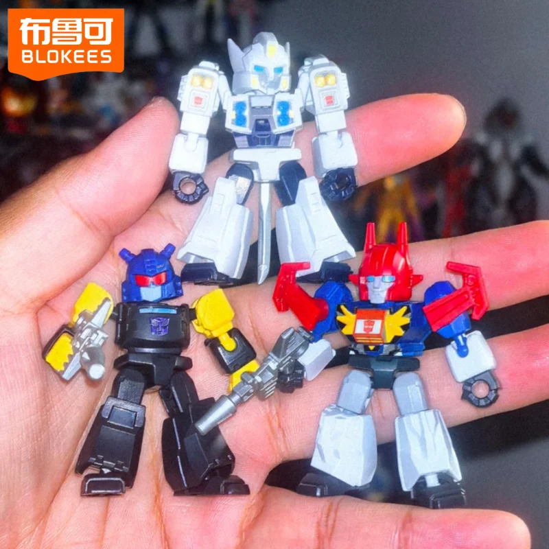 Blokees Transformers Defender Version 8 Battle Stars Collectible Anime Action Figure Blind Box Star Optimus Prime Super Megatron