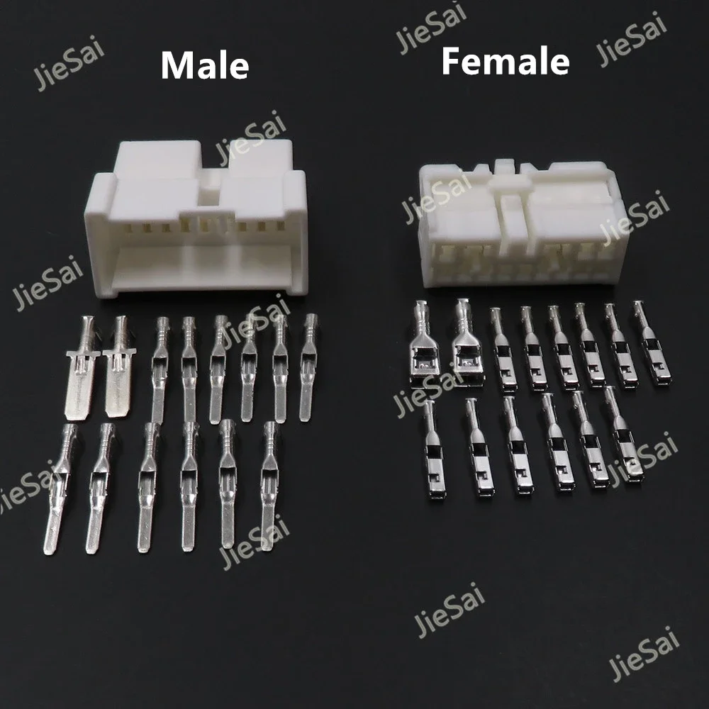 14 Pin Auto Composite Connector 6098-3565 6098-4660 Car Power Amplifier Power Audio Electric Wire Unsealed Socket For Nissan