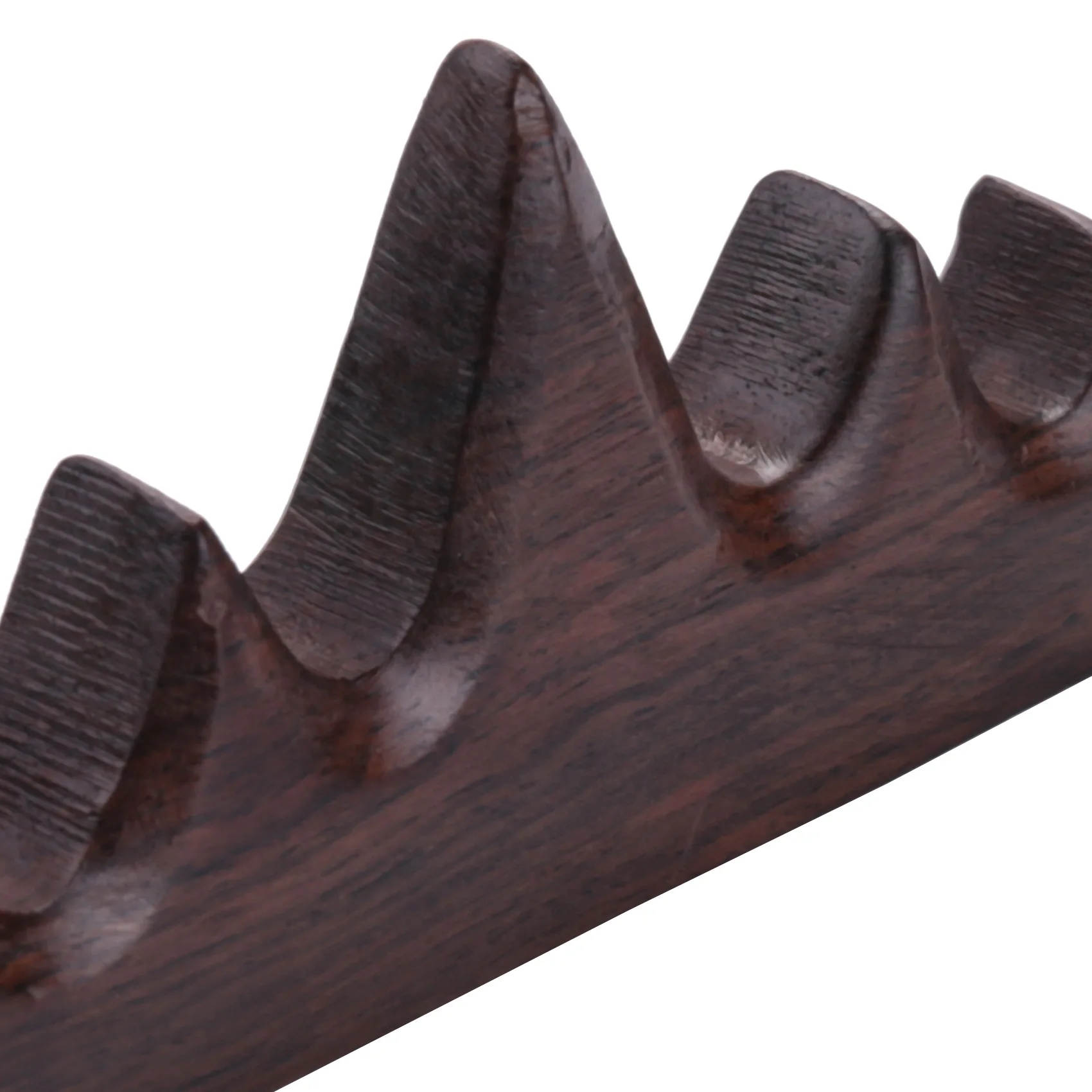 N36R-Calligraphy Brush Holder Chinese Brush Holder Brush Rest Wood Five-Finger Mountain Shape Suitable For Beginners Practice