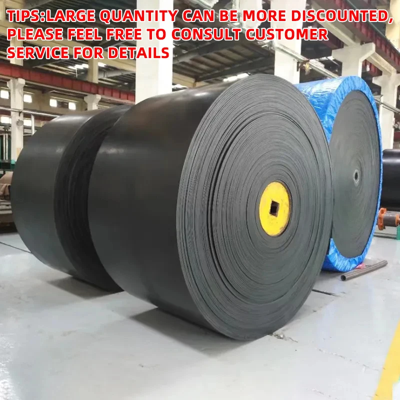 

Rubber Conveyor Belt Width 1200mm Length 10M 4ply Wear-resistant Convoyor Belt For Mining (Customized Size Please Contact)