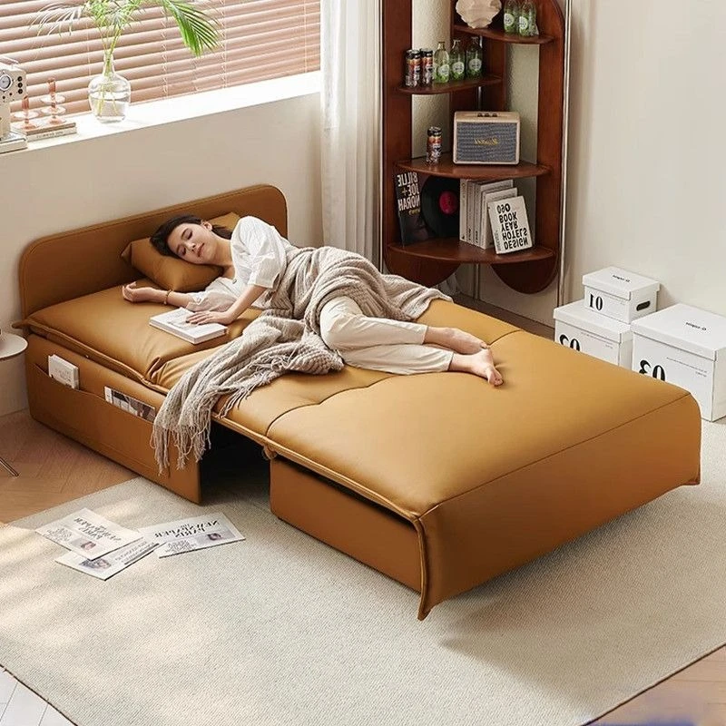 

Light luxury electric sofa bed Electric smart single bed Electric automatic sofa bed Integrated dual-purpose retractable sofa